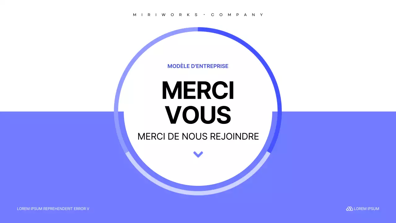 Une lettre de motivation d'entreprise simple, bleue et mauve