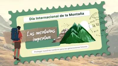 Verde y Lima Natural Introducción al Día de la Montaña