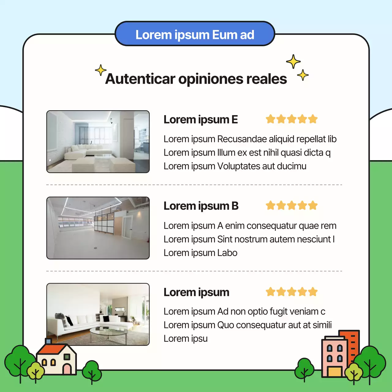 Promocione su agencia de limpieza azul y amarilla