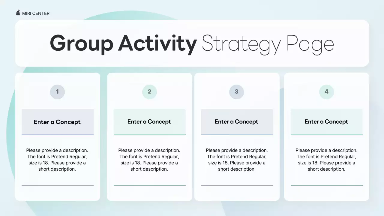 민트 모던 NGO 프레젠테이션