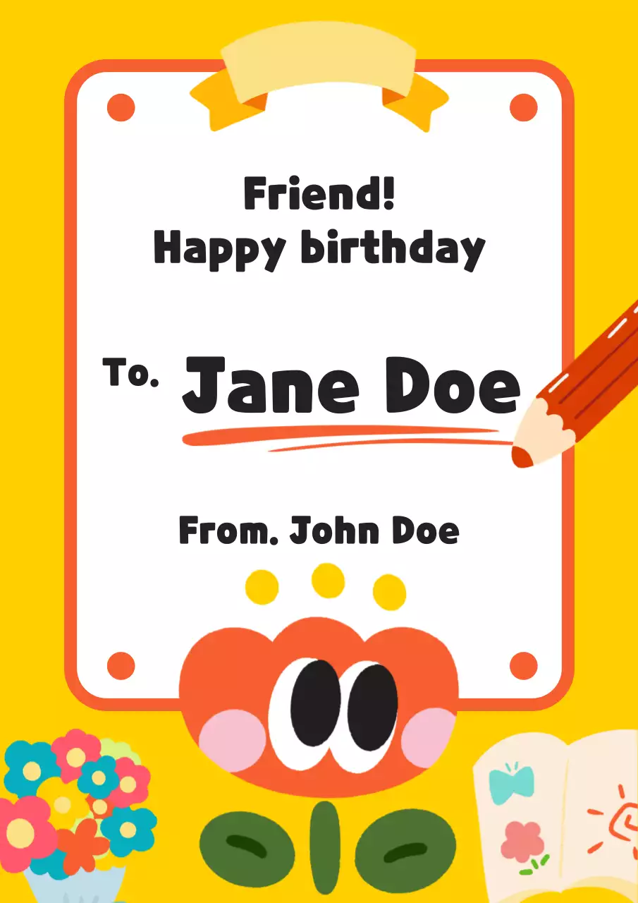 Announcing Yellow's Happy Kindergarten Birthday