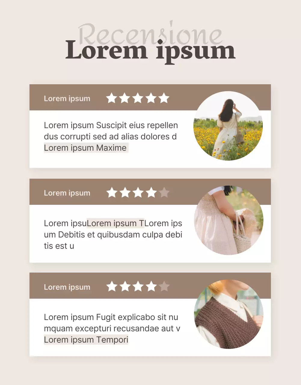 Promuovere un moderno centro commerciale di moda su uno sfondo beige