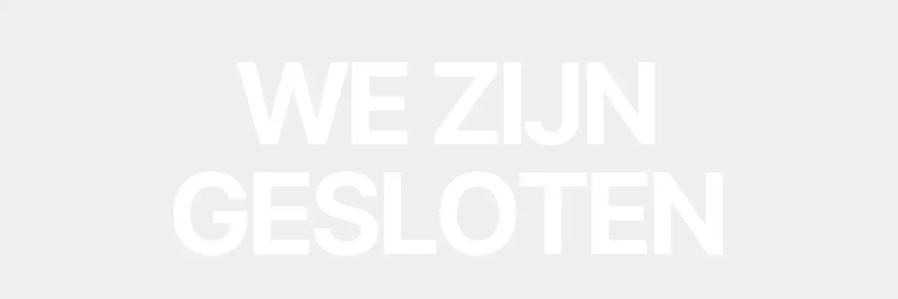 Witte rode typografie schone openingstijden