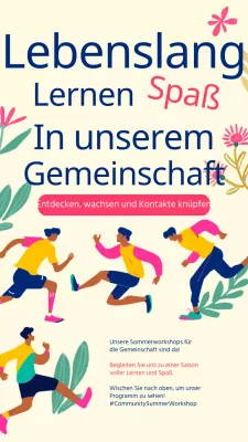 Spaß am lebenslangen Lernen in unserer Gemeinschaft