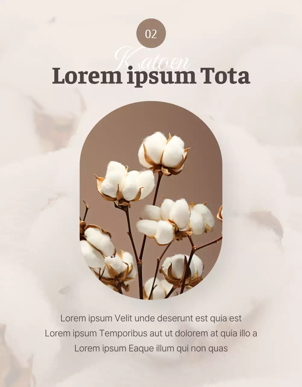 Een modern modecentrum promoten op een beige achtergrond