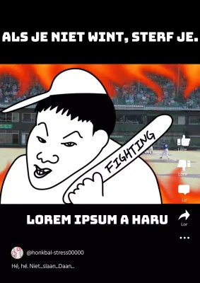 Black's Ziekte honkbal meme tweet