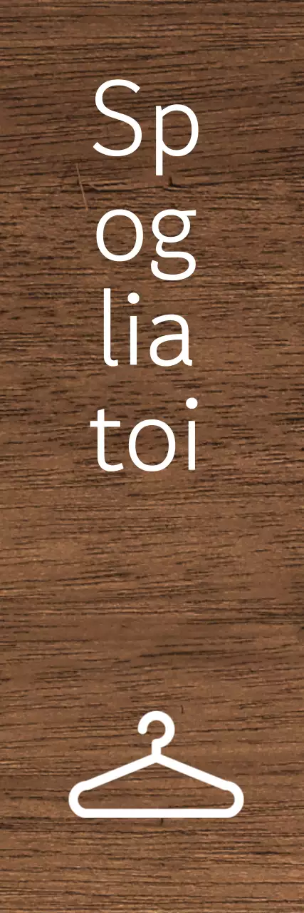 Guida all'icona dell'ospedale con testo bianco e sfondo scuro