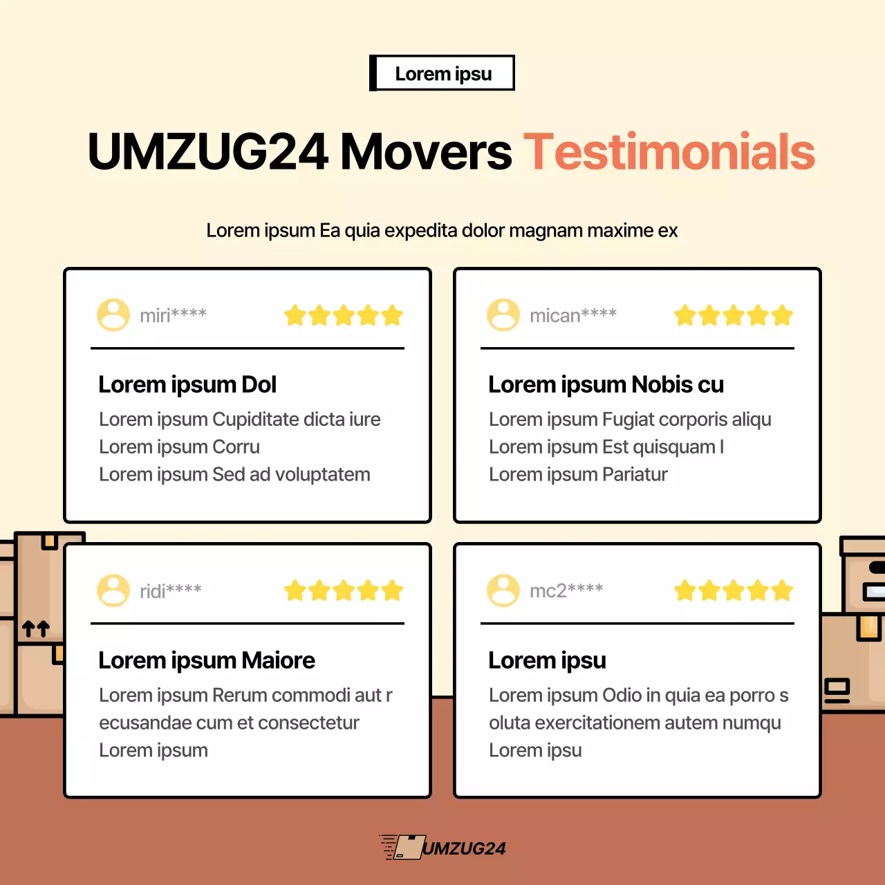 Werben Sie für Ihr Unternehmen für elfenbeinfarbene und braune Verpackungen