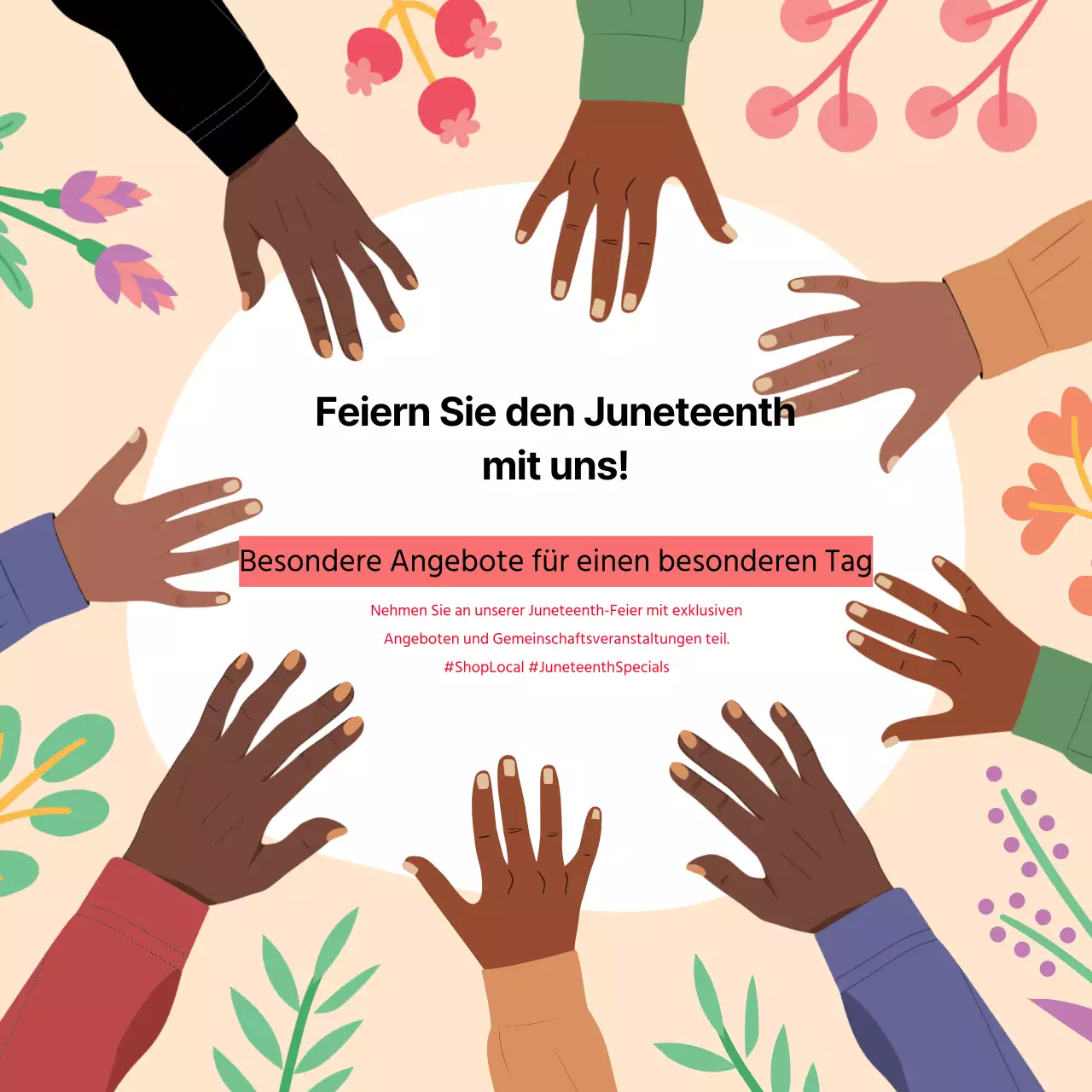 Feiern Sie den Juneteenth mit uns!