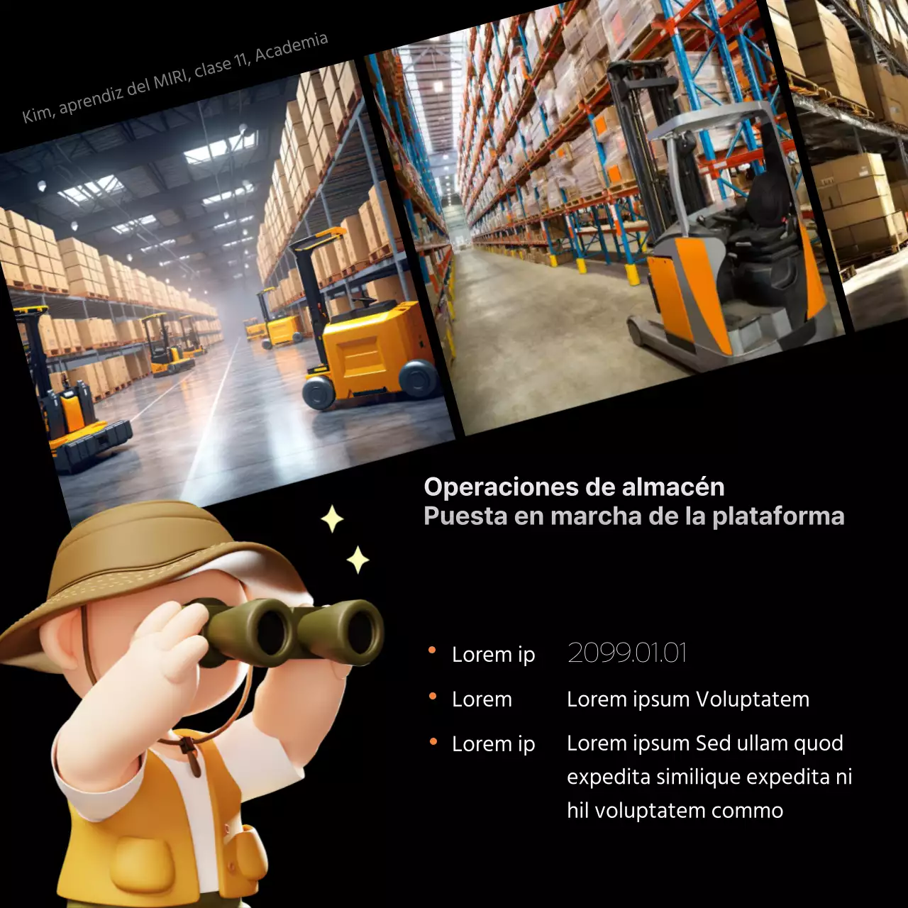 Promover la contratación en negro y naranja