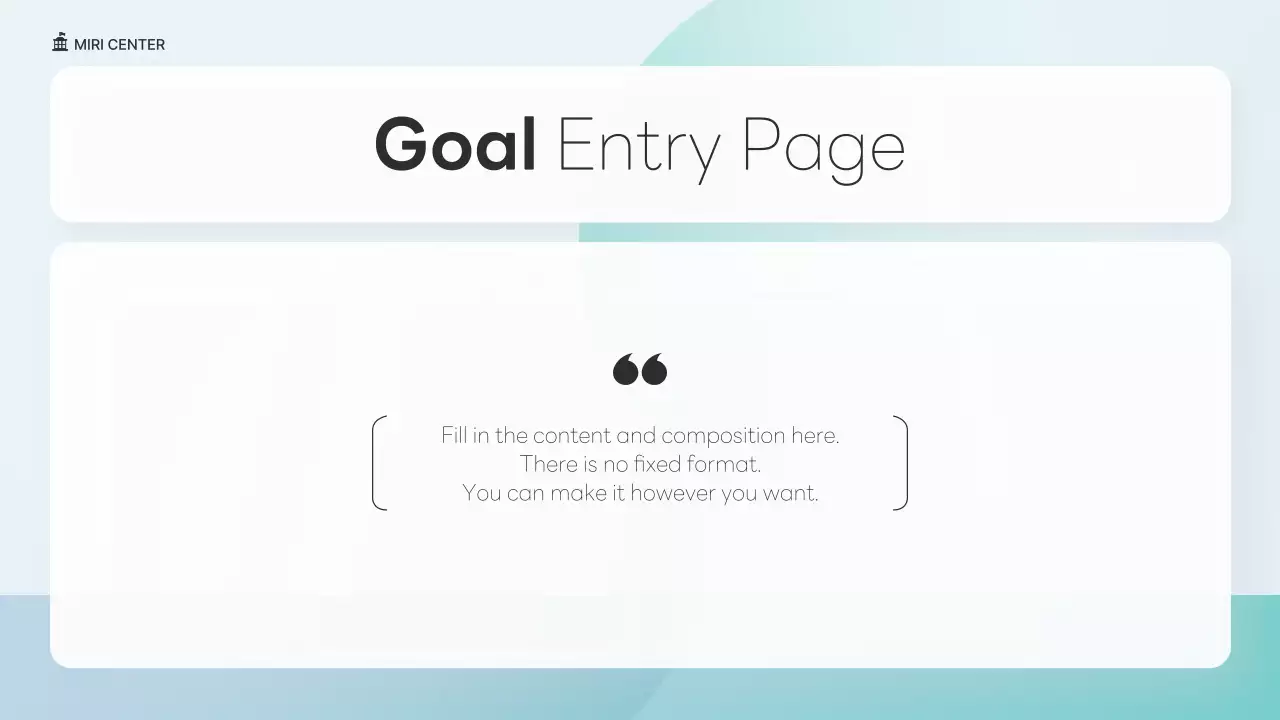 민트 모던 NGO 프레젠테이션