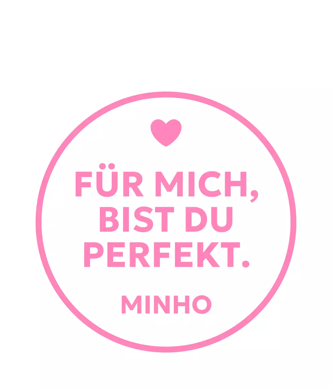 Gestaltet mit schönem Text