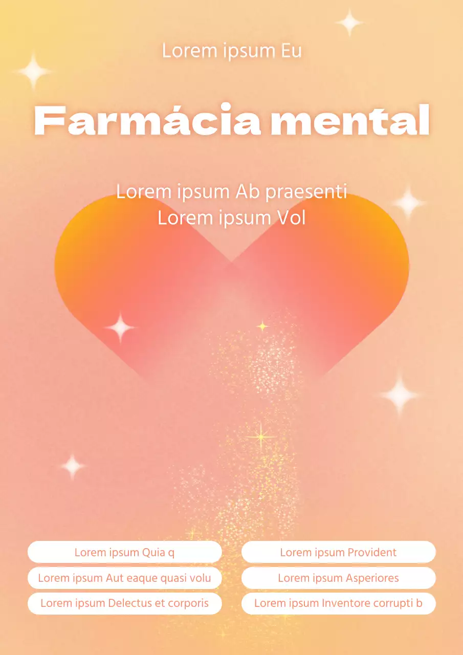 Anúncios de voluntariado de aconselhamento psicológico em laranja e branco, na moda