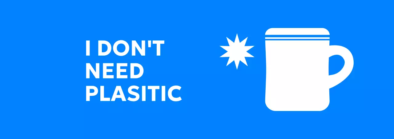 マグカップのイラストが印象的なプロモーションデザイン