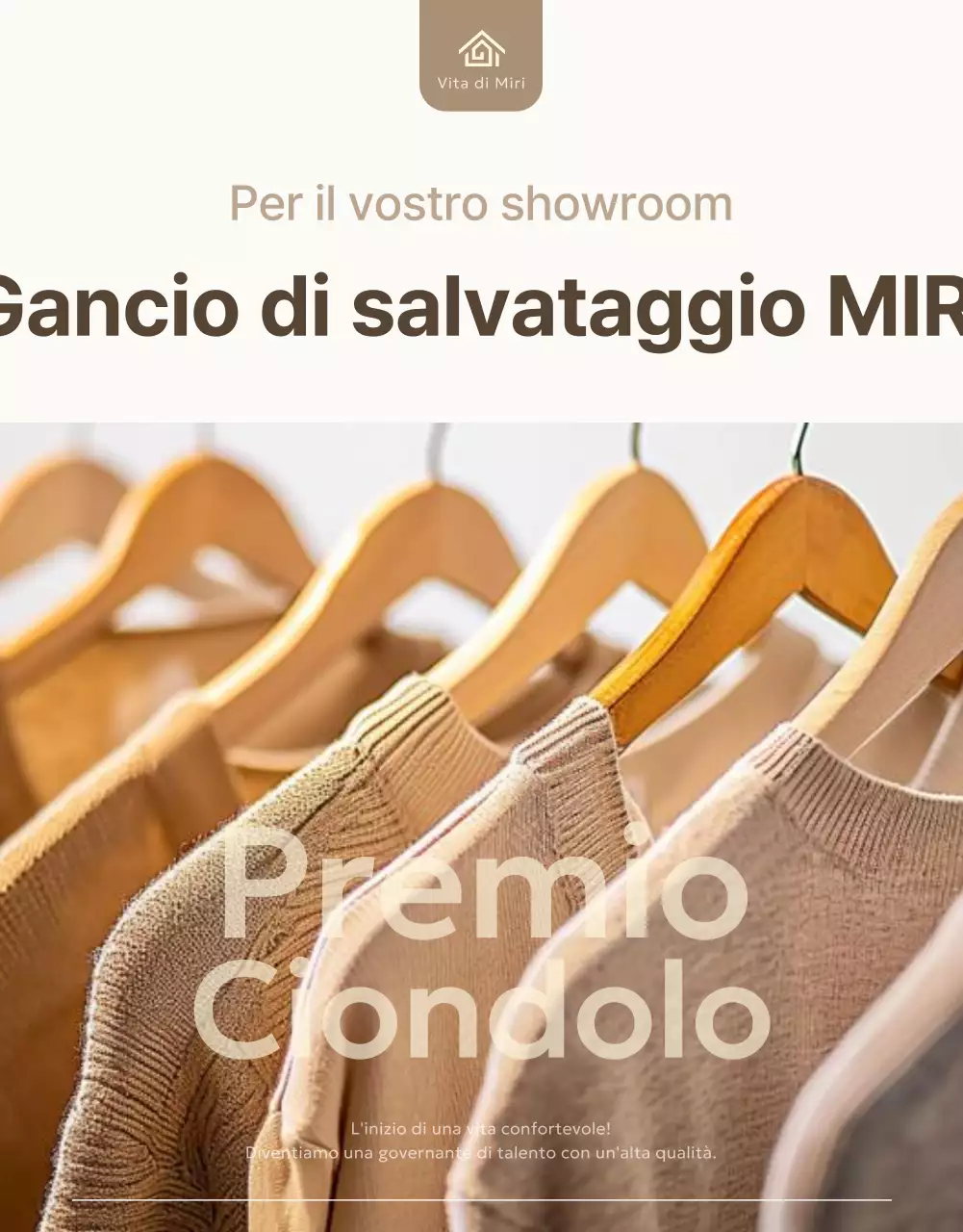 Promuovere le grucce semplici in avorio