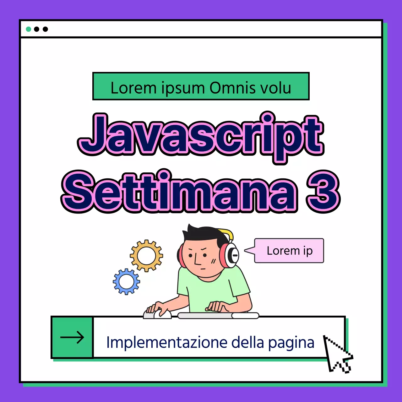 Newsletter che evidenziano le miniature principali blu e verdi del post