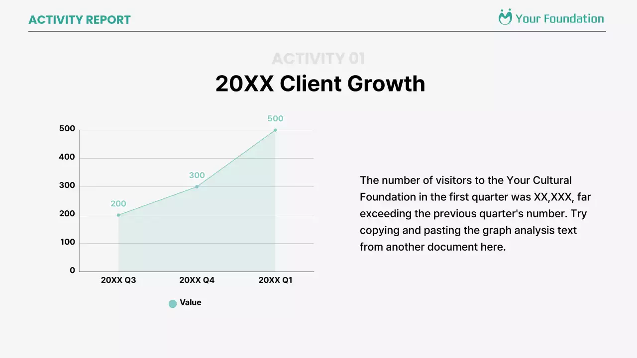 Mint Modern Activity Report Document Presentation