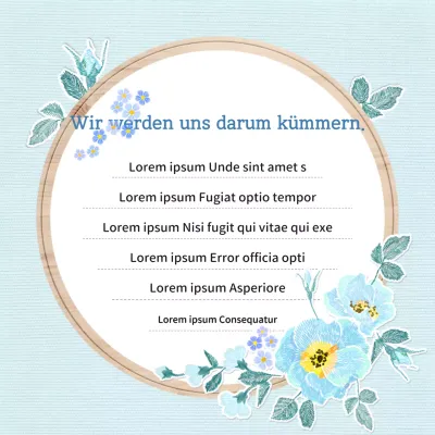 Natürliche Danksagungspapiere in Hellblau und Grün