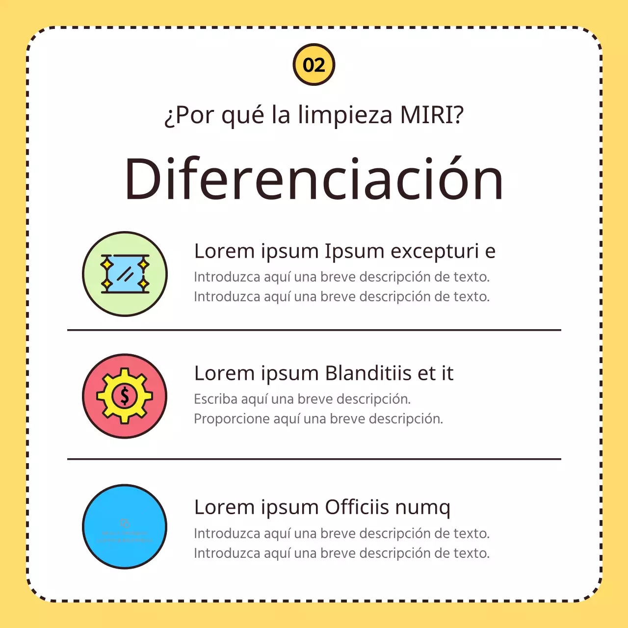 Promocione su empresa de limpieza amarilla y bonita