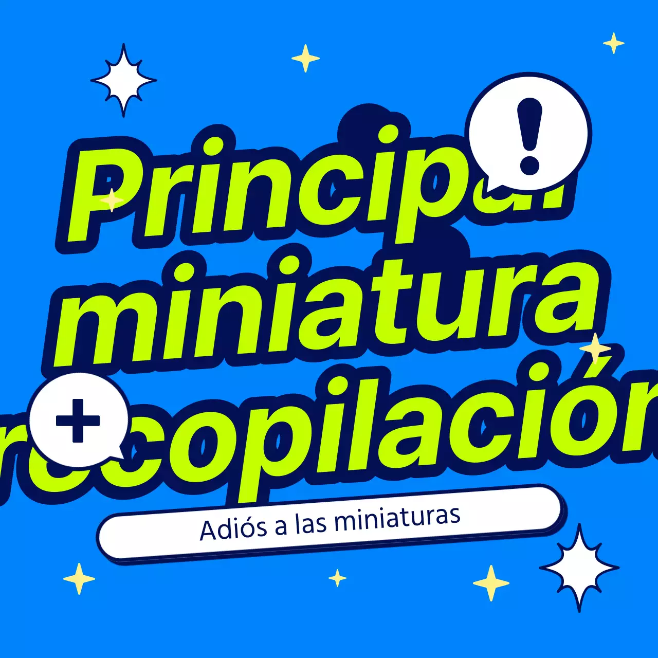 Boletines informativos en azul y verde Miniatura principal del puesto