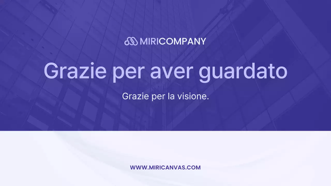 Una moderna presentazione degli azionisti in viola