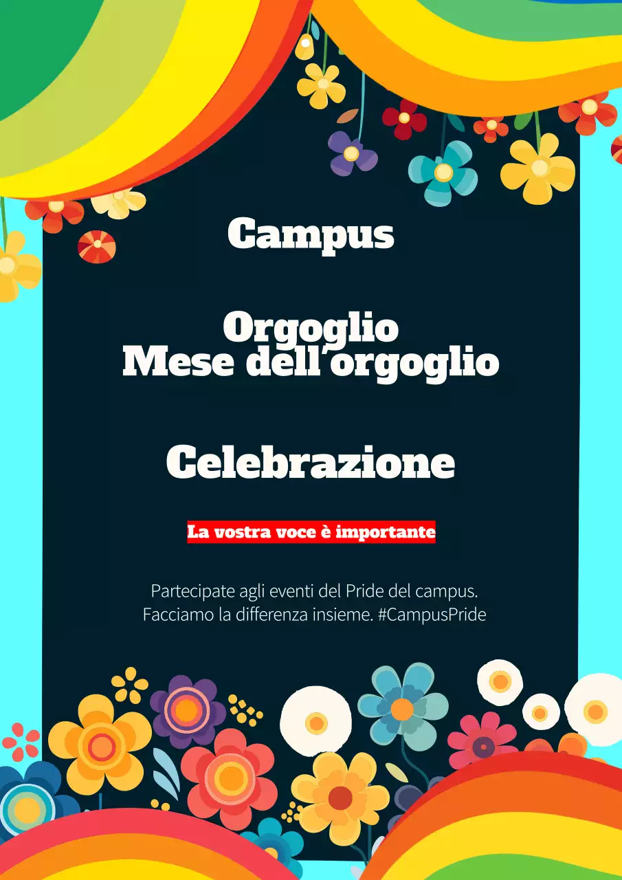 Celebrazione del Mese dell'Orgoglio nel Campus