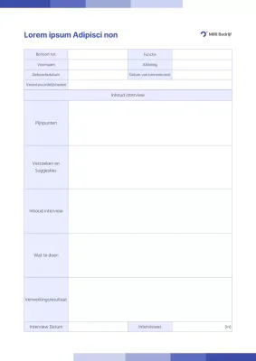 Eenvoudig trainingsmateriaal voor bedrijven in paars en mauve
