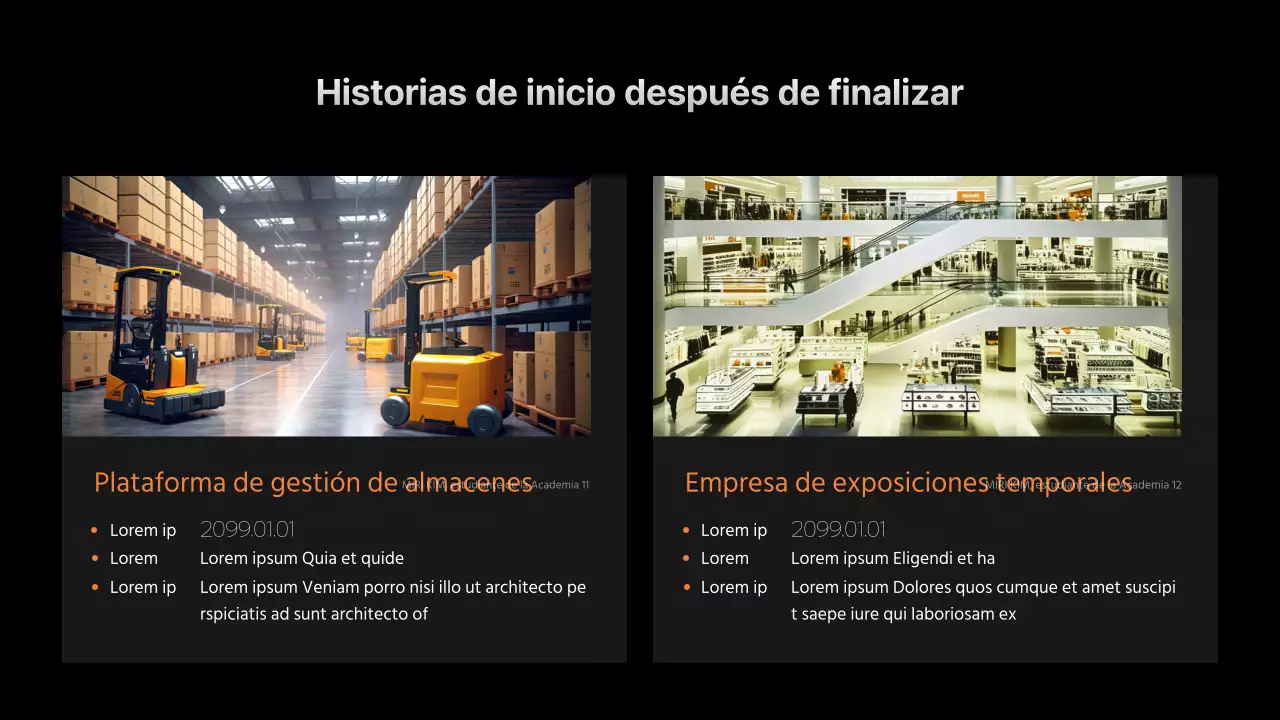 Promover la contratación en negro y naranja