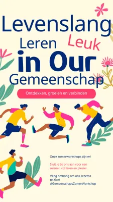 Een leven lang leren leuk in onze gemeenschap