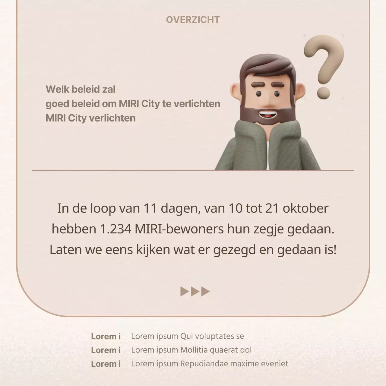 Hot pink en oranje burgerbeleidsrapport