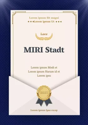 Einfache Preisbekanntgabe in Elfenbein und Marineblau