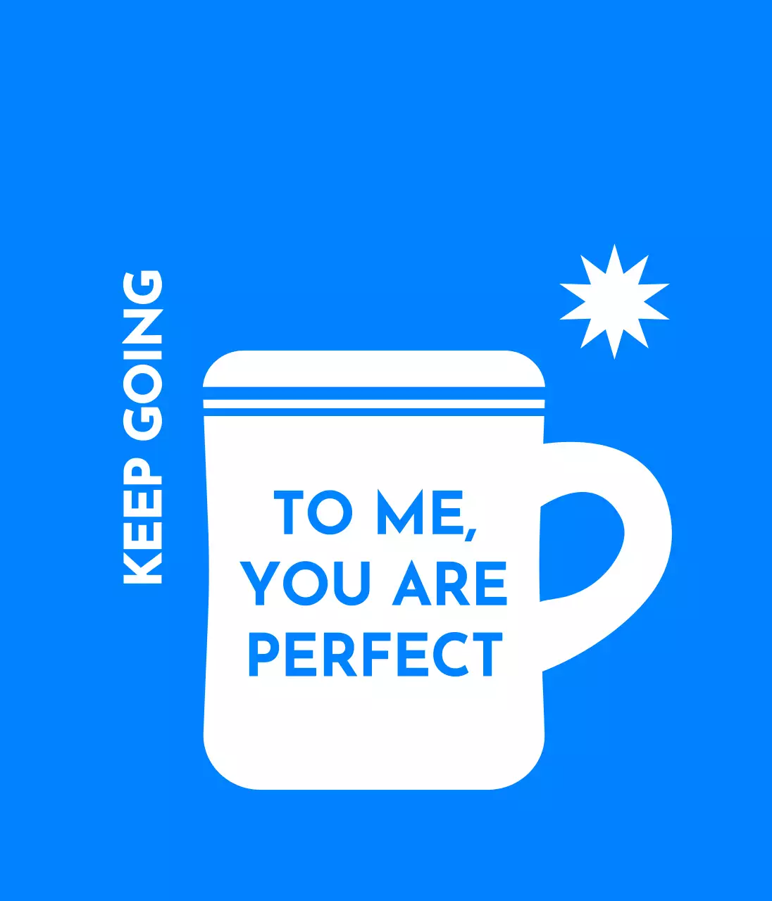 Design stationery with a cup illustration