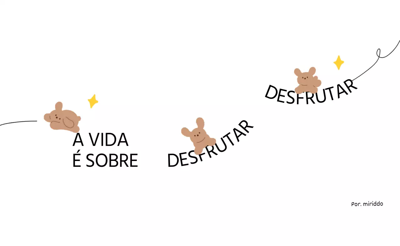 Uma combinação de linhas de desenho e texto com imagens de cachorrinhos fofos Mercadoria personalizada