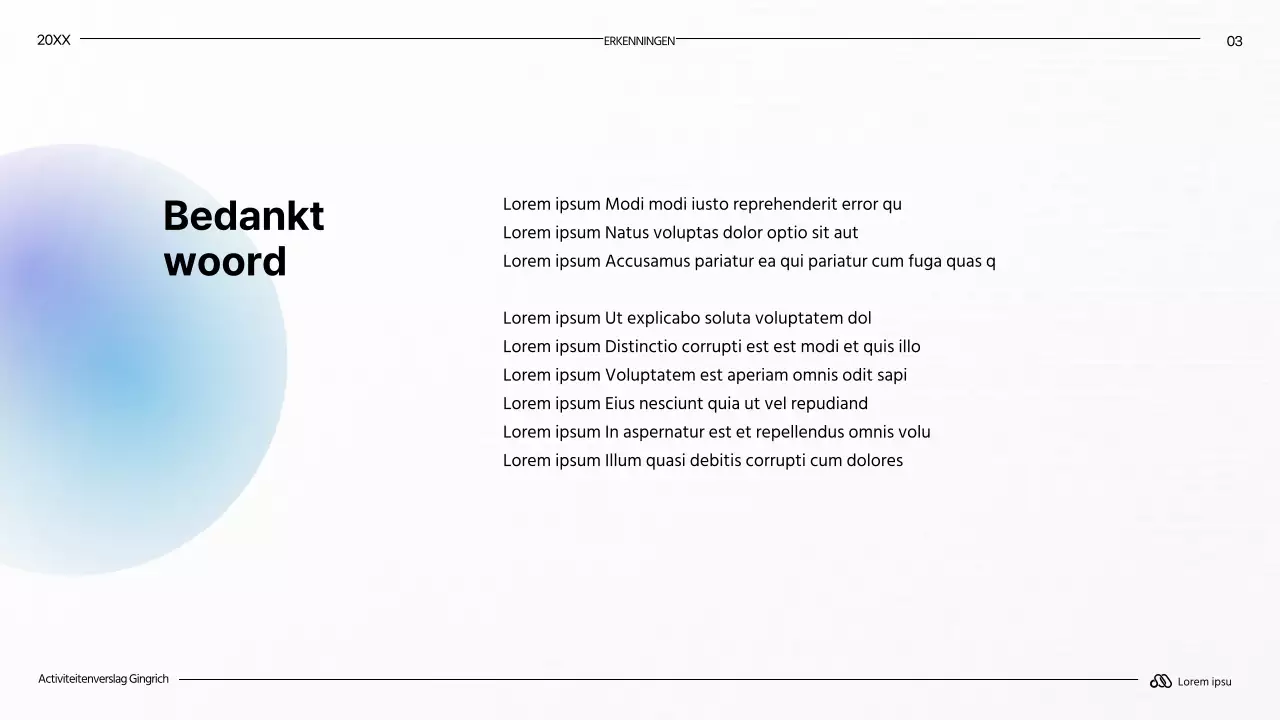 Moderne rapporten in wit