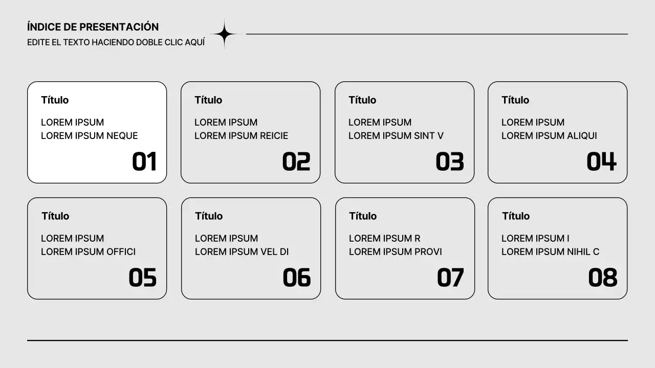 Gris Moderno Libre de Usar Plantilla Prospecto