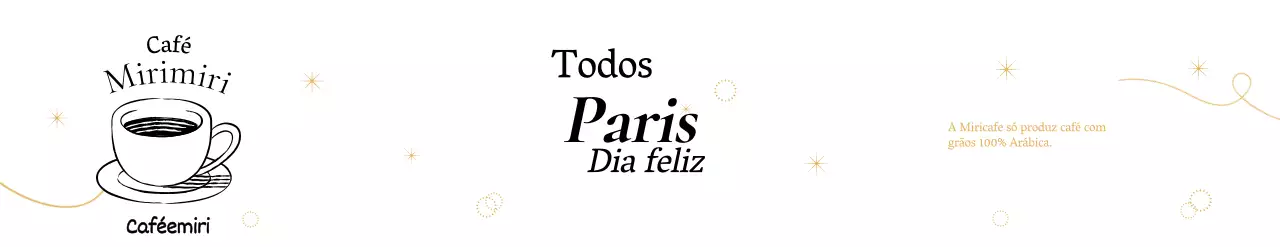 Promover um café com classe com ilustrações de linhas