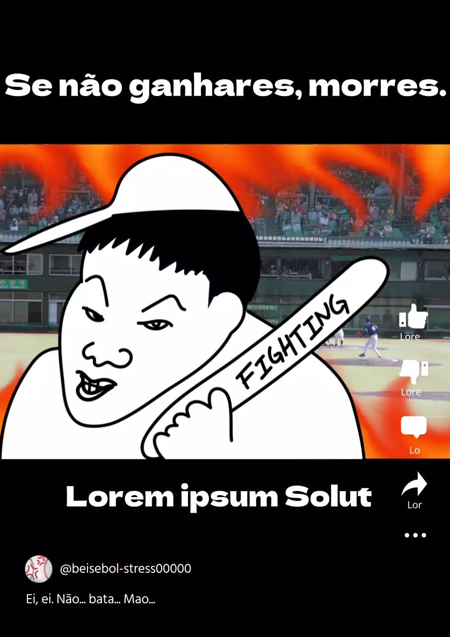 Tuíte do meme de beisebol Black's Sickness
