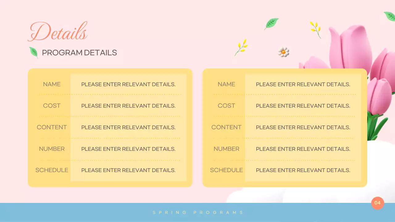 옐로우 컬처 봄 이벤트 홍보 프레젠테이션