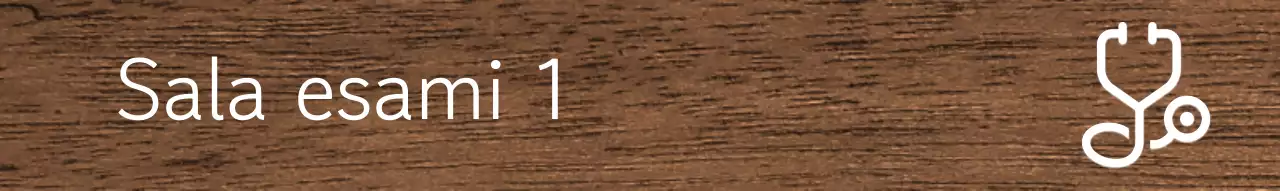 Guida all'icona dell'ospedale con testo bianco e sfondo scuro