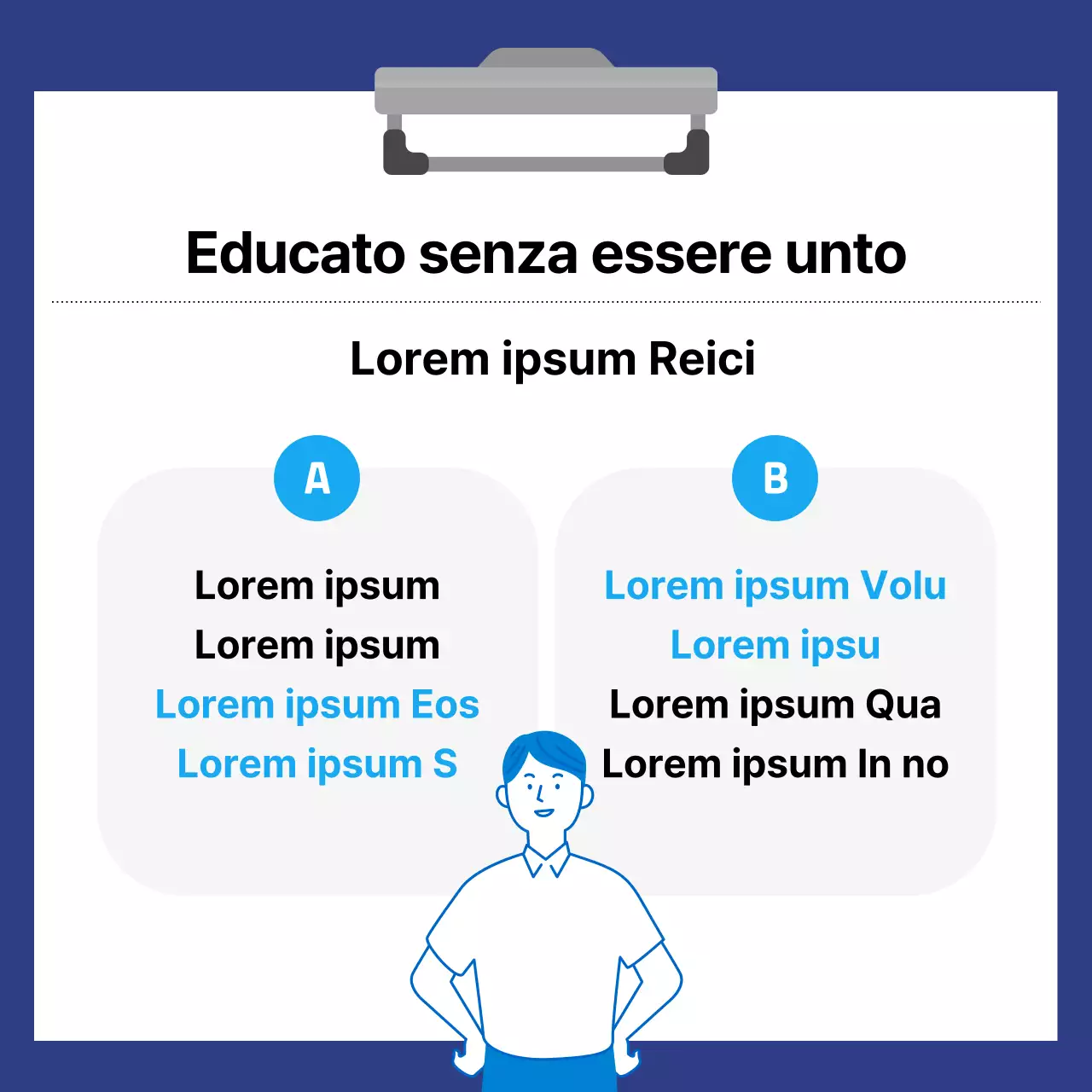 Una moderna guida alla negoziazione salariale in blu e azzurro