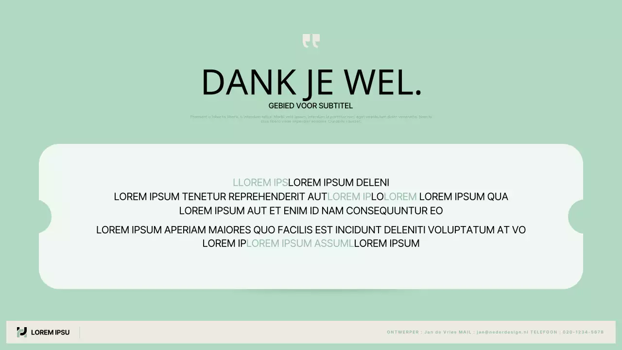 Een eenvoudig openbaar activiteitenverslag in chartreuse en beige