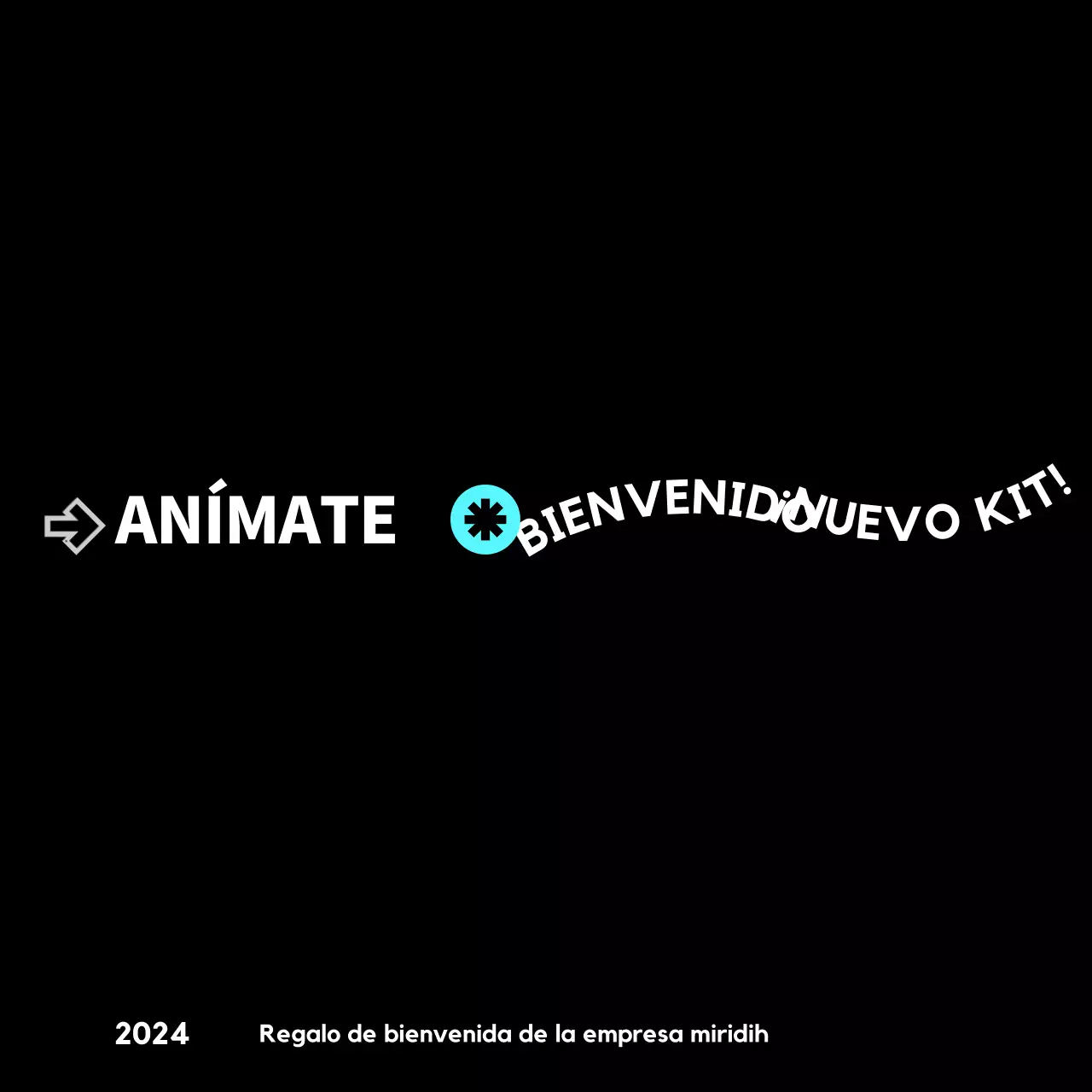 Kit de bienvenida corporativo con conceptos tipográficos