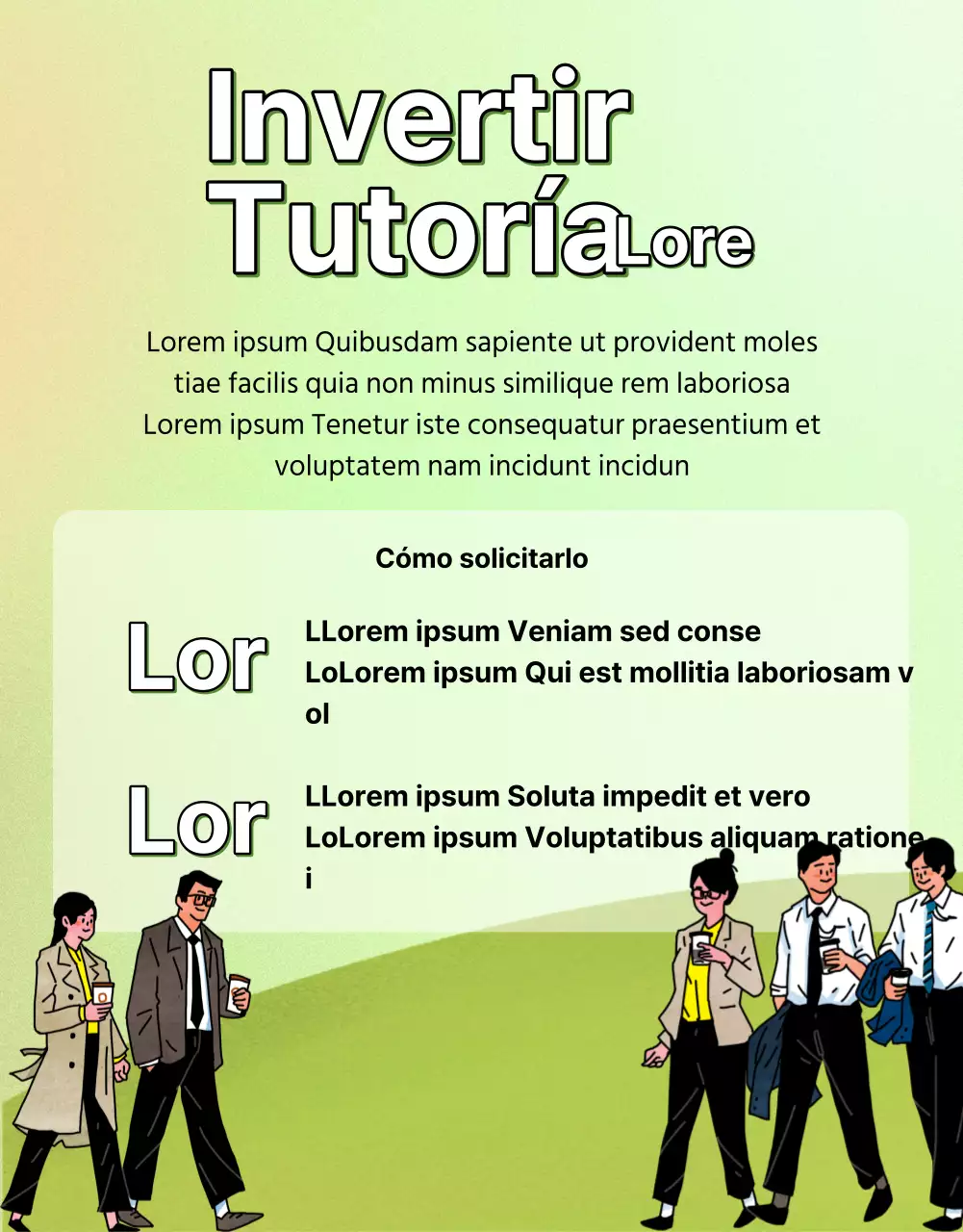 Buscamos personas para unirse a nuestro pequeño y encantador programa de mentores.