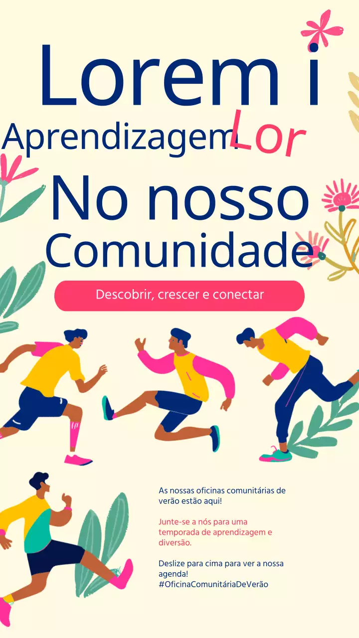 Aprendizagem ao longo da vida Divertida na nossa comunidade
