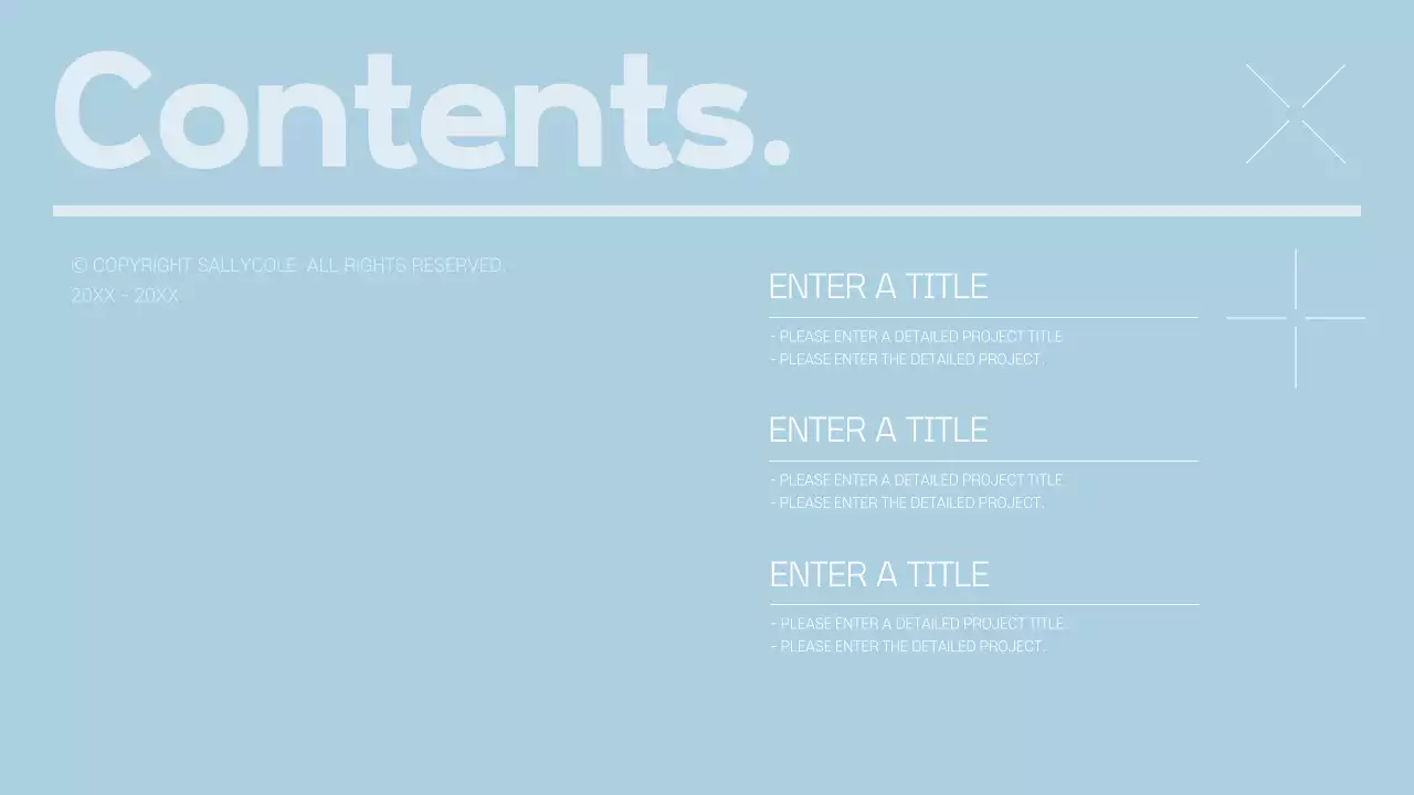 Blue Minimal Portfolio Document Presentation