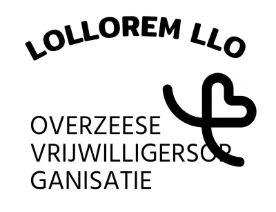 Een eenvoudig concept voor een vrijwilligersorganisatie met een hartillustratie