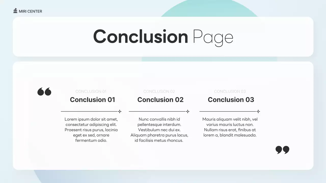 민트 모던 NGO 프레젠테이션