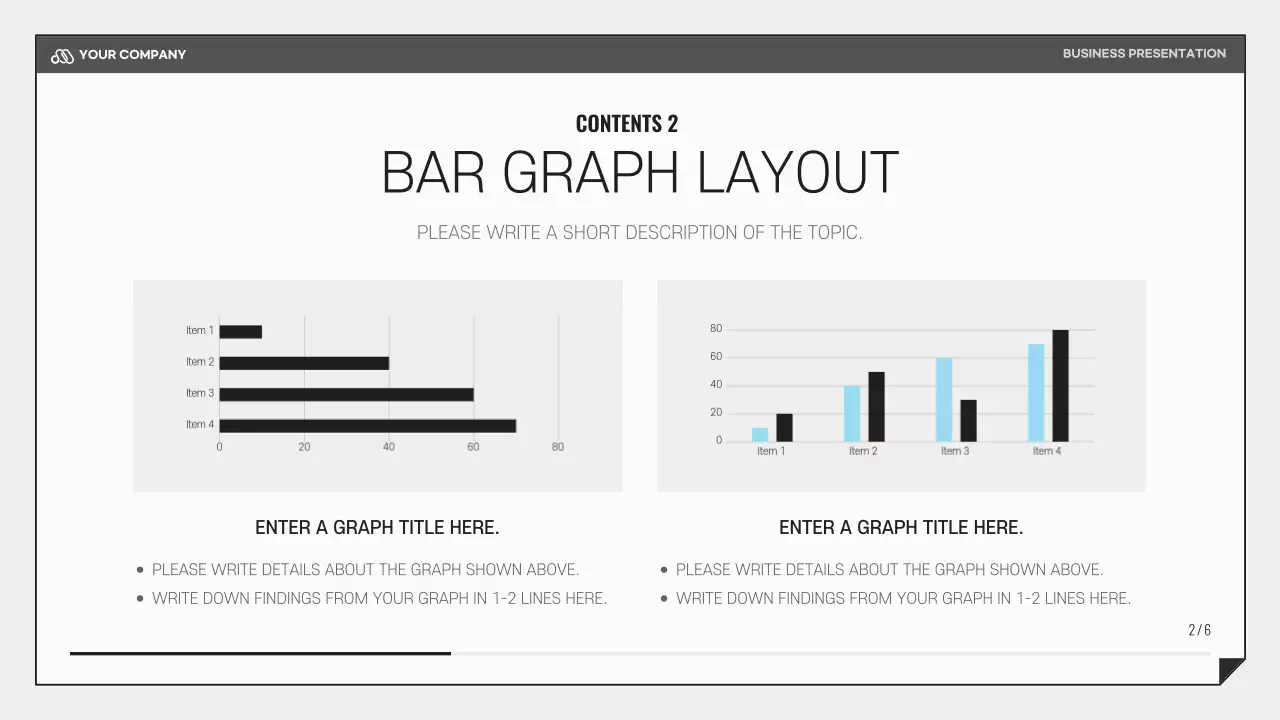 White Minimal Business Report Presentation
