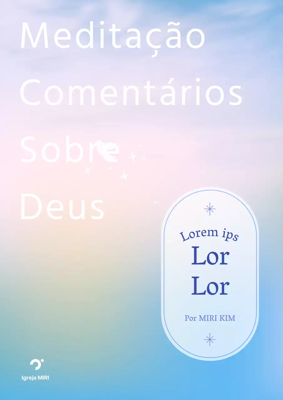 Capa moderna da Bíblia devocional em cor-de-rosa e azul