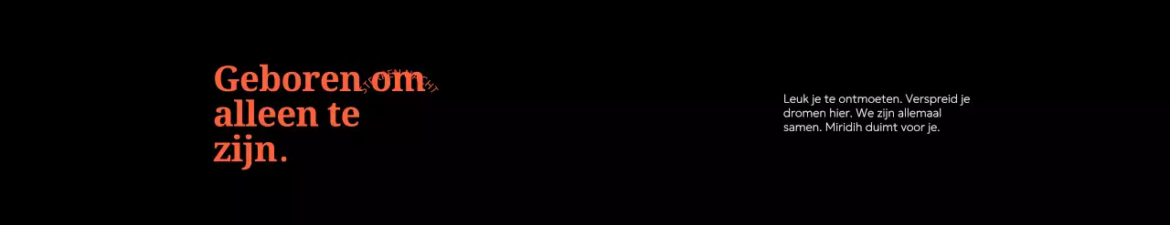 Op vintage geïnspireerde welkomstkit met rode schreef en gebogen tekst